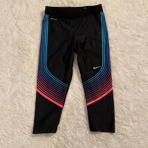 Multi-coloured Nike Cropped Tights